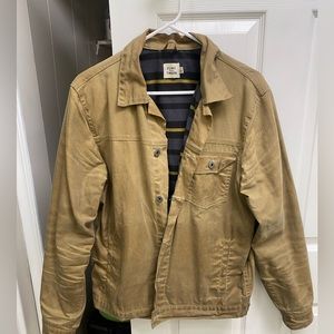 Flint & Tider Waxed Flannel Lined Jacket